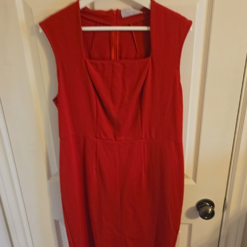 Red Midi Dress